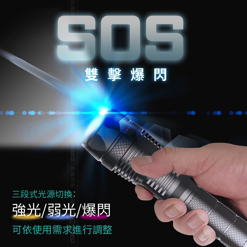 8PP MB7799 High Brightness Outdoor Flashlight 12000 Lumens, , large