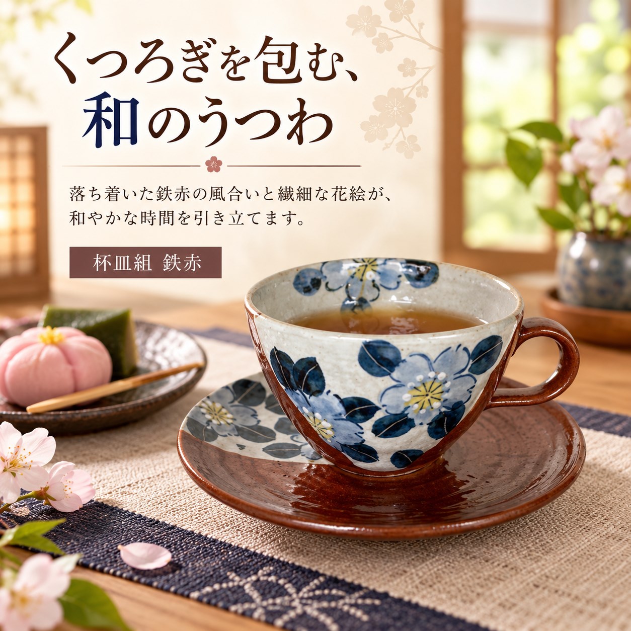 【HIYASU日安工坊】杯盤組 鐵赤, , large