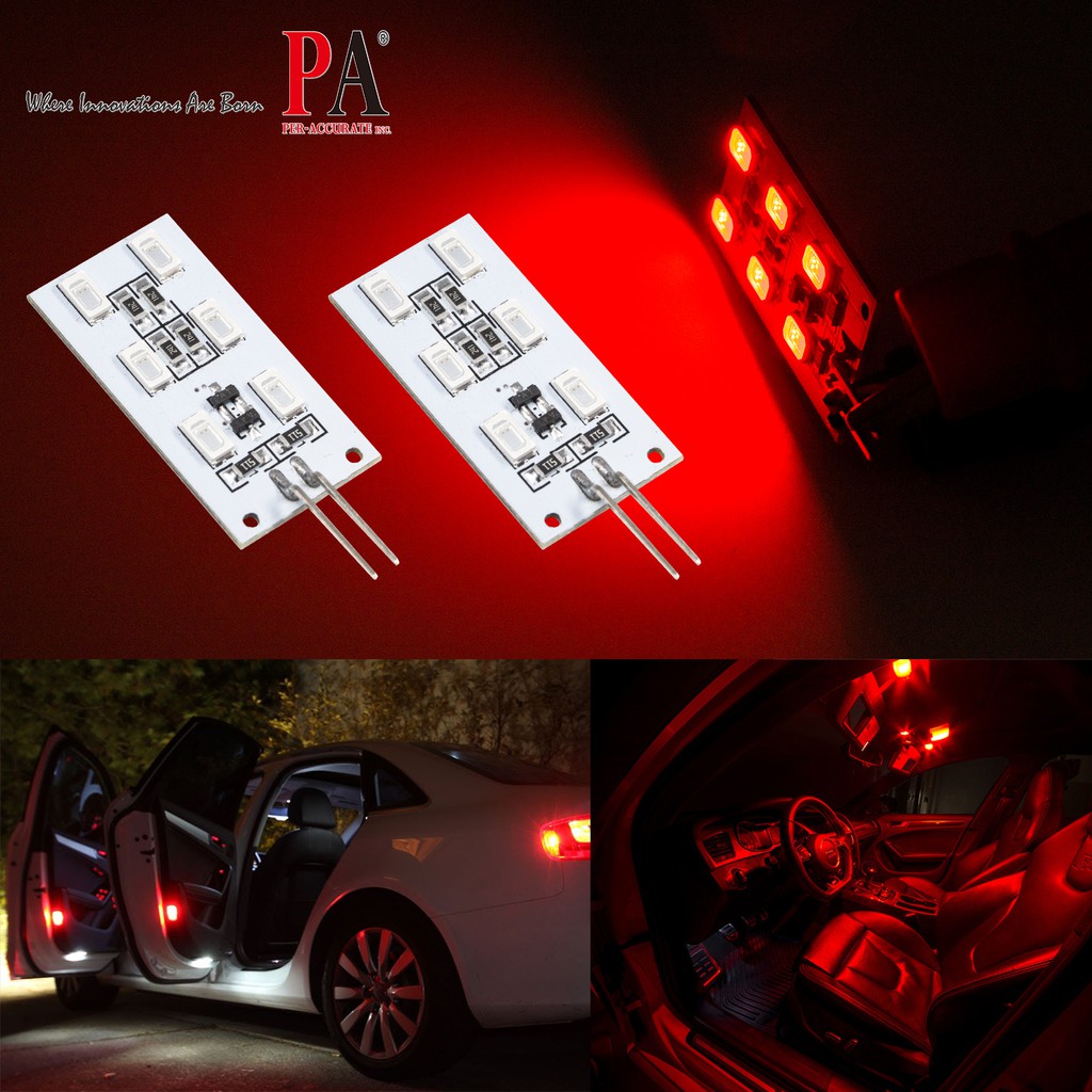 【PA LED】奧迪 AUDI 福斯 VW 專用 5630 6晶 SMD LED 腳踏燈 車門燈 手套箱燈 原廠升級模組, , large