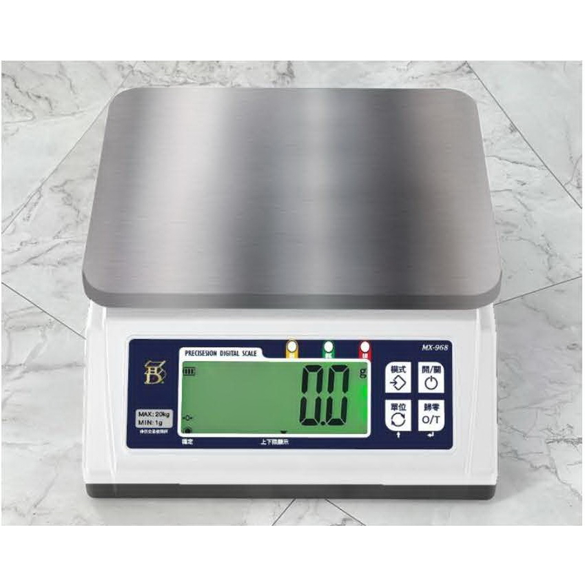 WIN五金 台灣宏德 MX-968 <3公斤 x 0.1g(克)> (中型) 電子精密計重秤 電子桌秤 充電式 桌秤 秤重 電子秤, , large