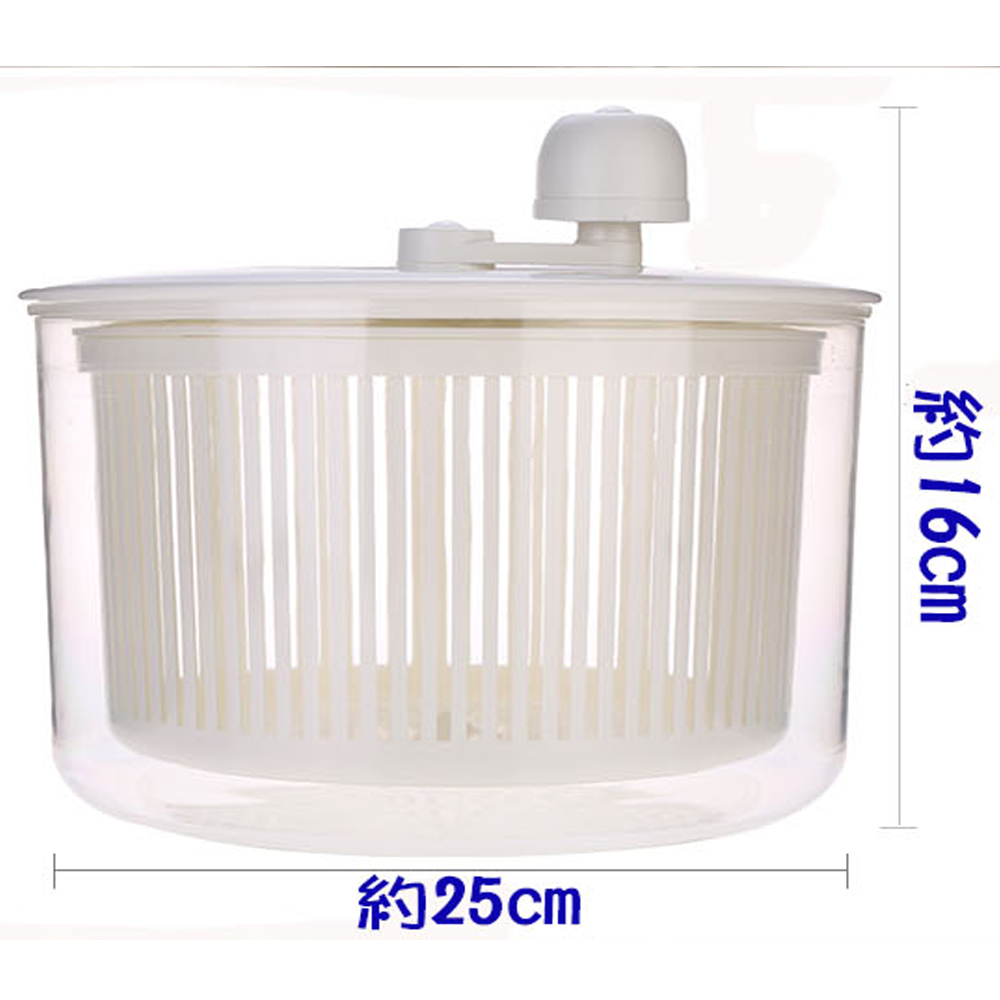 【SV8057】日本製 蔬菜瀝水器 脫水器 廚房手動濾水籃 洗米器 洗菜機, , large