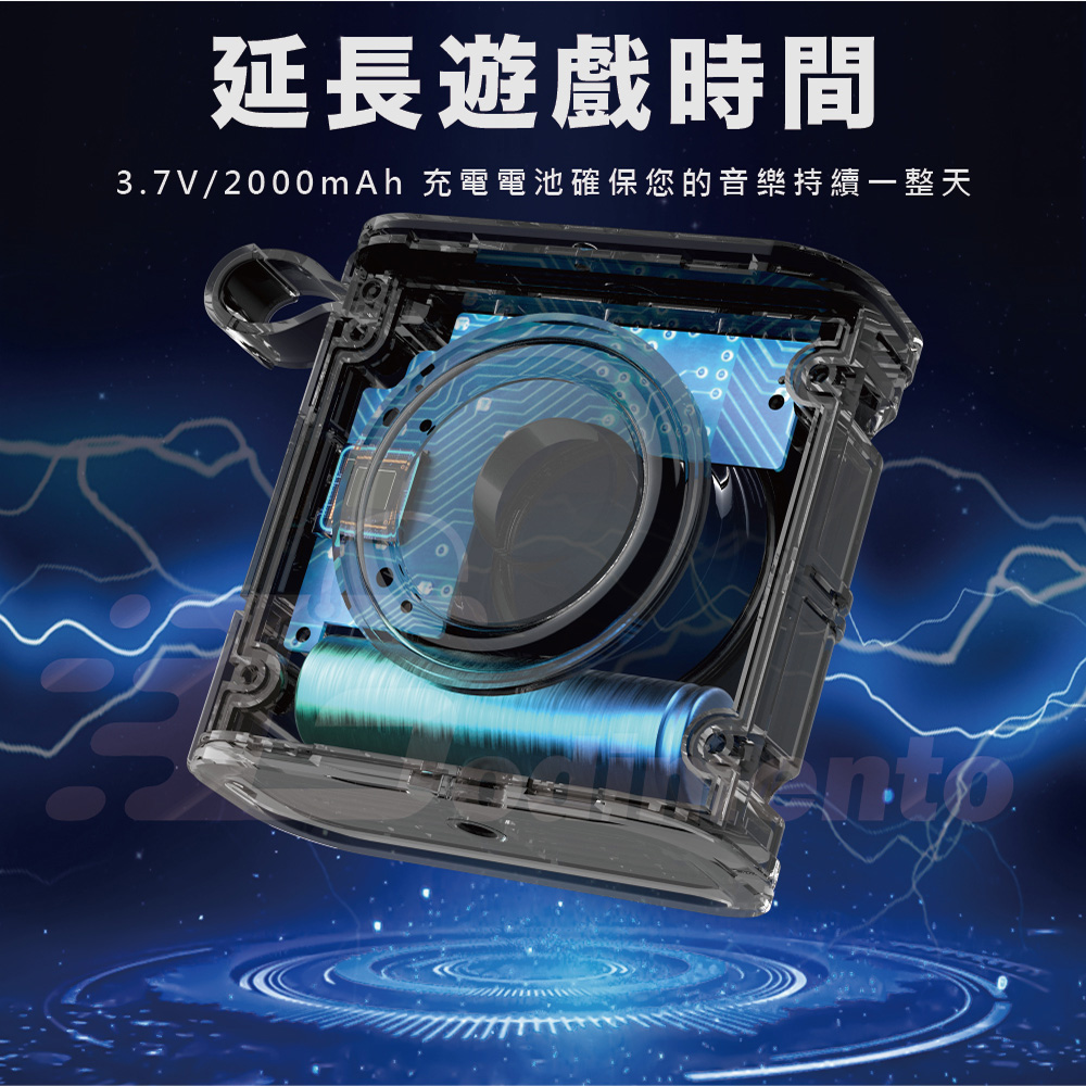 W-KING D2 超輕便隨身音響 藍芽喇叭(支持TF/FM/AUX模式), , large
