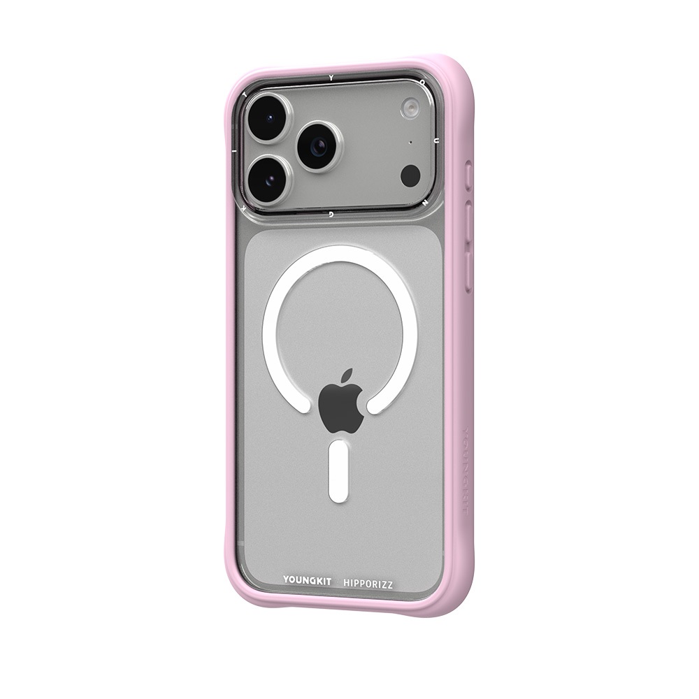 【HIPPORIZZ】iPhone 17 Pro Max Youngkit Swapit 櫻花粉矽膠磁吸保護殼, , large