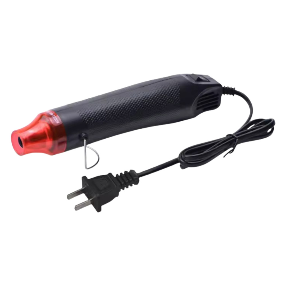 110V mini handheld heat gun - black/red, , large