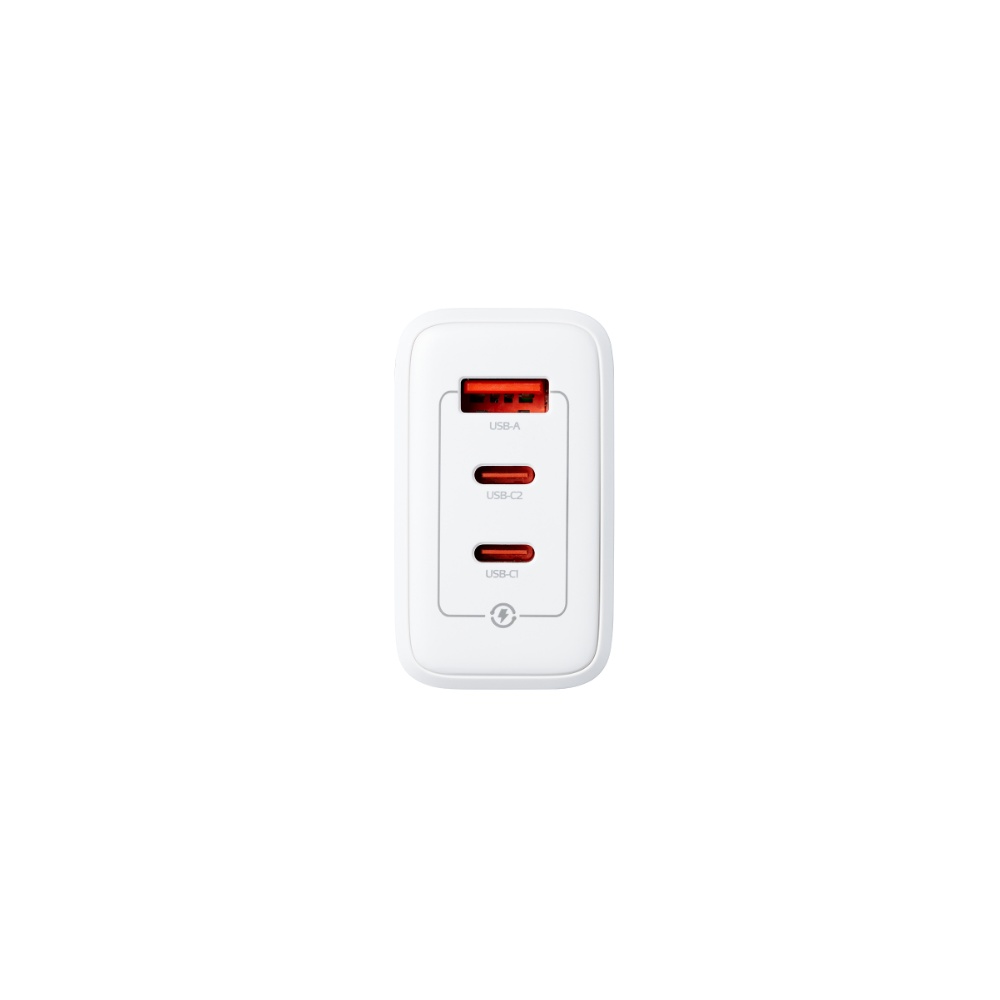 【ADATA 威剛】PD/QC 65W 白色 快充 三孔 GaN 充電器 雙孔 Type-C+Type-A, , large