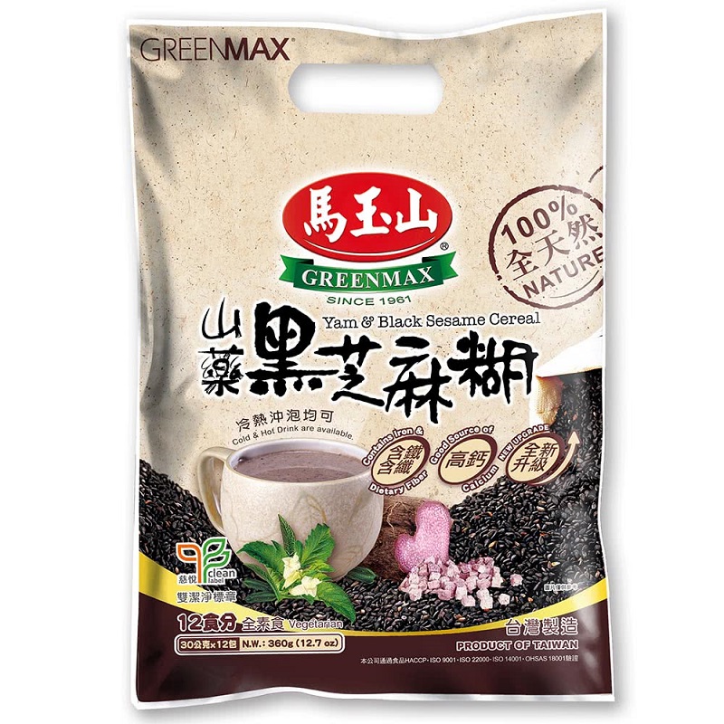 Yam Black Sesame Cereal, , large