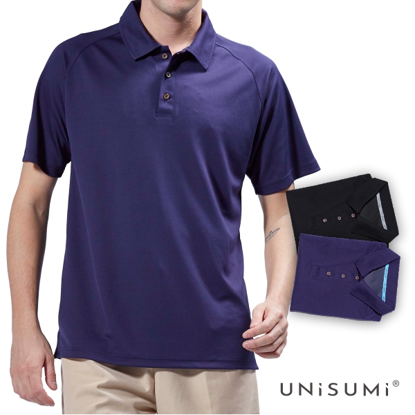 【UNISUMI】高機能涼感立領POLO衫｜英國專利異味消除技術, , large