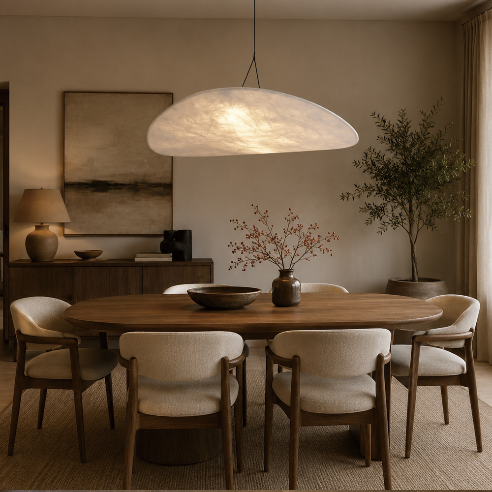 【H&R安室家】80CM 杜邦紙LED吊燈HR22141, , large