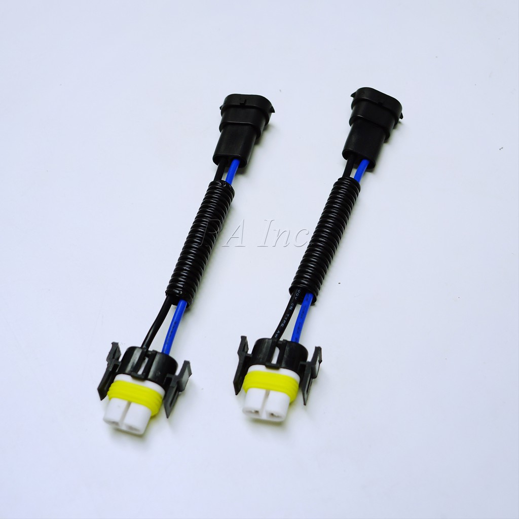 【PA LED】H8 H11 H16 霧燈 大燈 重機 汽車 耐高溫 陶瓷燈座 高瓦數燈泡必備 加粗線組 對接式, , large
