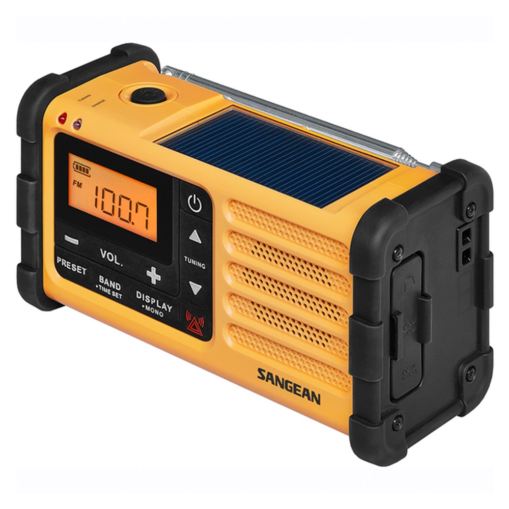 SANGEAN 山進 手搖充電太陽能防災包調幅/調頻 防災 收音機 MMR-88, , large