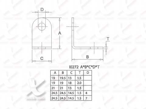 Angle iron, , large