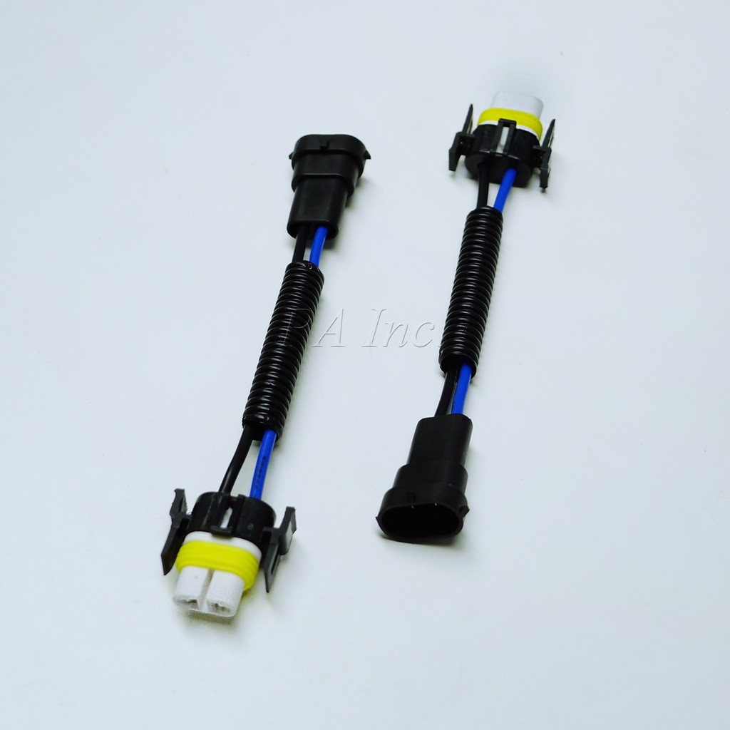 【PA LED】H8 H11 H16 霧燈 大燈 重機 汽車 耐高溫 陶瓷燈座 高瓦數燈泡必備 加粗線組 對接式, , large