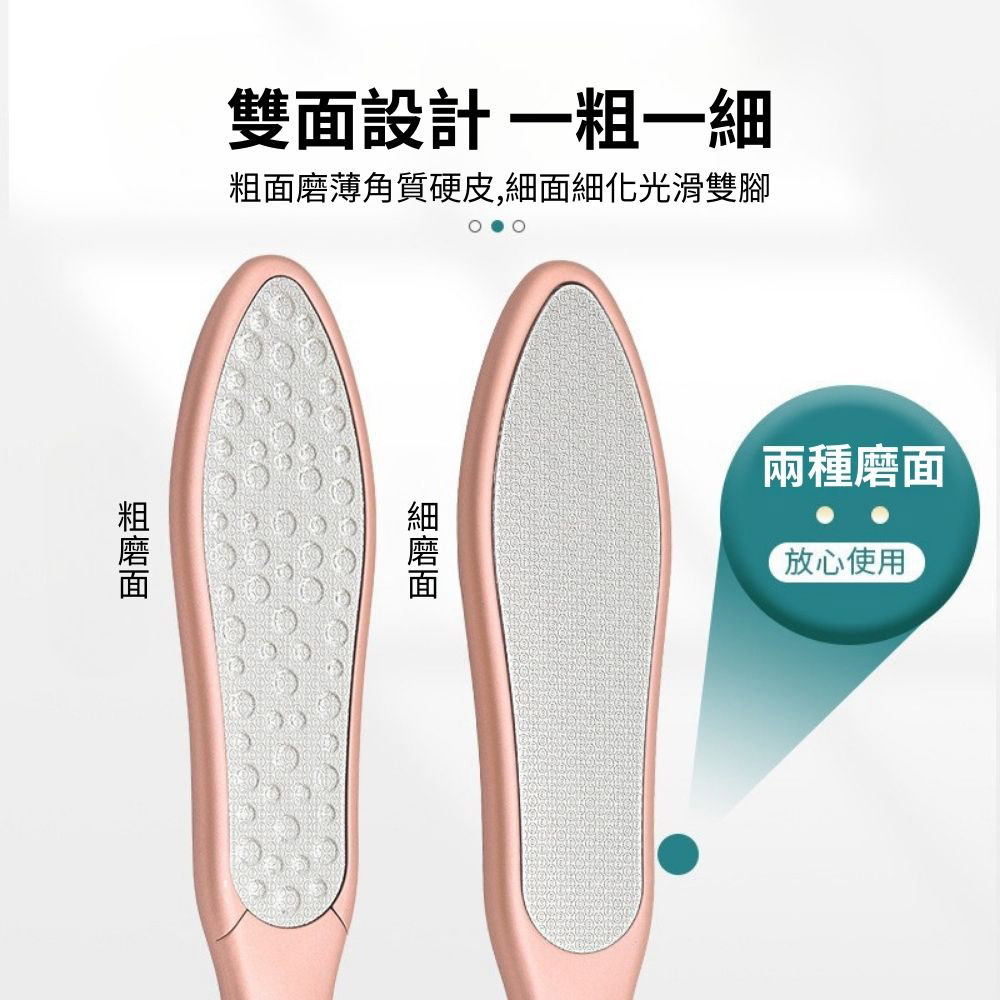 不鏽鋼雙面足搓26.5cm黑色, , large