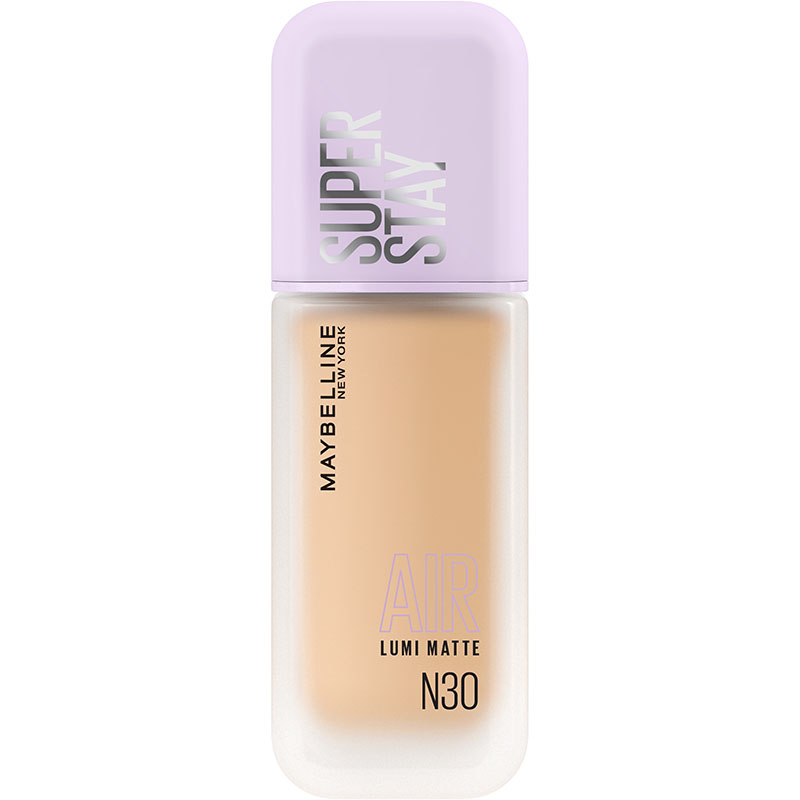 媚比琳裸霧光水粉底SPF12 N30, , large