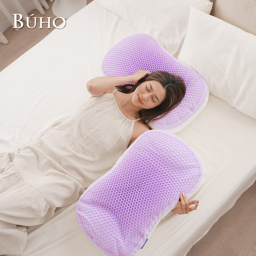 【BUHO布歐】冰肌涼感Hexa兩用窩窩枕(40x60cm), , large