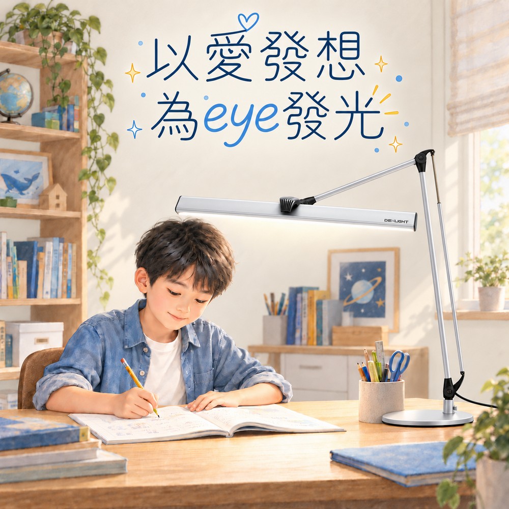 CHECK LED雙臂可調光檯燈, , large