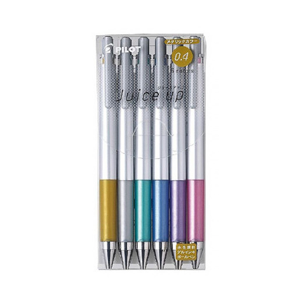 PILOT 百樂 超級果汁筆 亮彩 0.4mm 6色/組 LJP-120S4-M-S6, , large