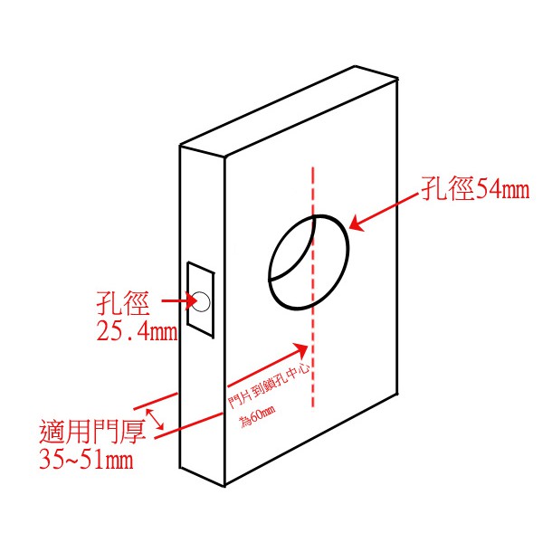 水平鎖 通道鎖 加安牌 不銹鋼磨砂色 LF603 無鑰匙 全白鐵  鎖閂60mm 左右不分邊都適用, , large