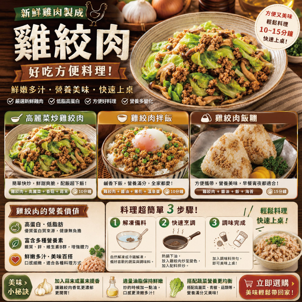 約克街肉鋪 純淨台灣國產雞胸絞肉1包（200g&plusmn;10%/包）_任選, , large