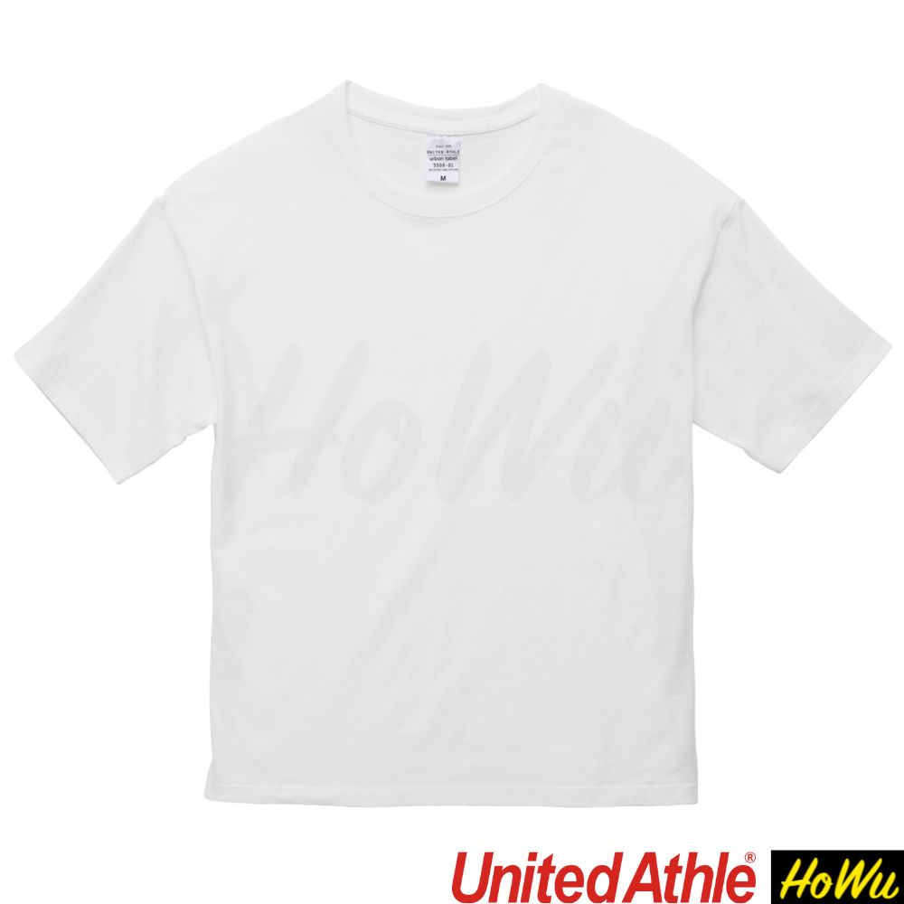 【United Athle】Japanese Premium Soft Cotton Wide-Size Drop-Shoulder T-Shirt 5.6oz. (5508-01) | Howu Goodies Mall (UA Wide-Size Drop-Shoulder Short-Sleeve T-Shirt), , large