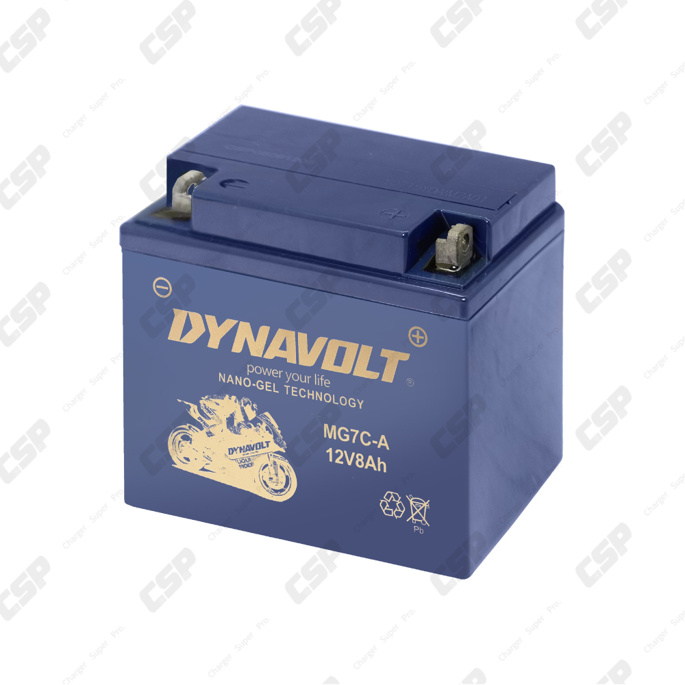 DYNAVOLT 藍騎士 MG7C-A 12V8Ah 奈米膠體電池 機車電瓶 對應 YB7C-A 機車電池 重機, , large