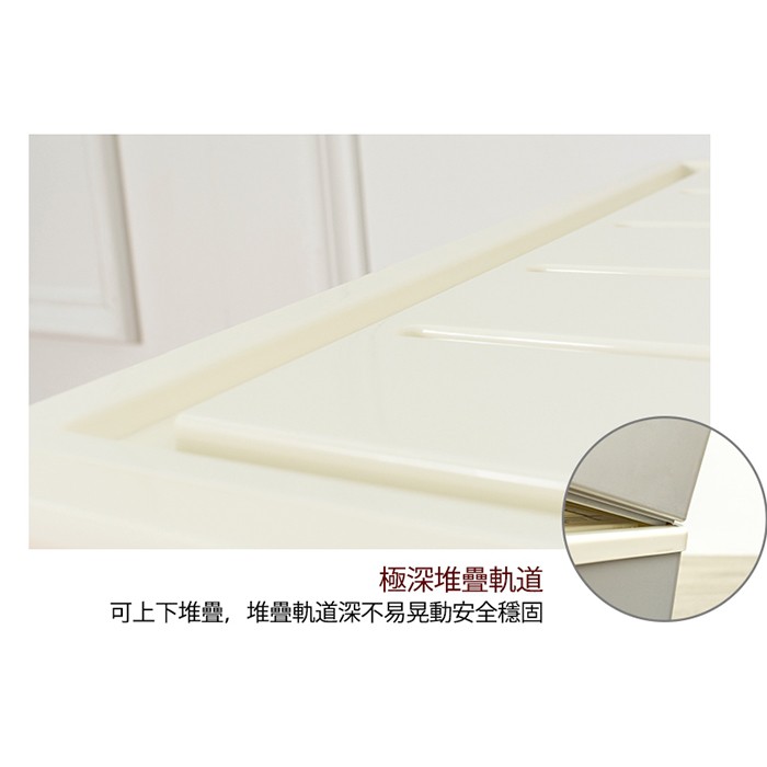 [Y HOUSE] Freely stackable single-grid drawer storage box storage cabinet plastic storage box, , large