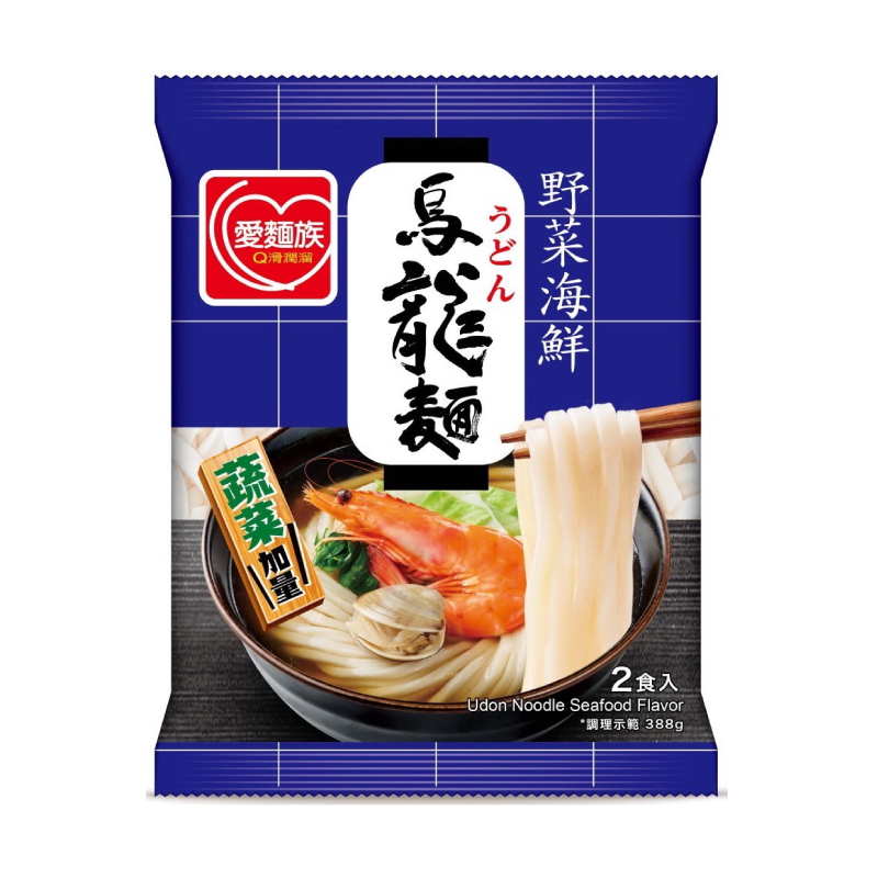 愛麵族野菜海鮮烏龍麵, , large