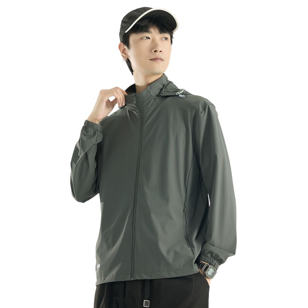 【億子洪】SGS認證 冰絲防曬外套-男款 森野綠 3XL 【25688】, , large