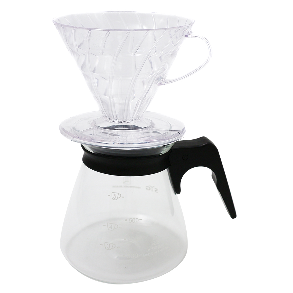 寶馬牌PP錐形咖啡濾器-1~4人用+x1入+咖啡壺-605ccX1入-1組, , large