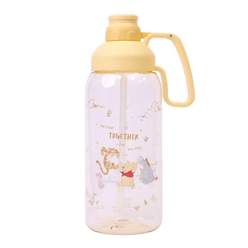 『HOUSUXI．舒希』迪士尼小熊維尼系列-Tritan大容量水瓶1800ml(A4), , large