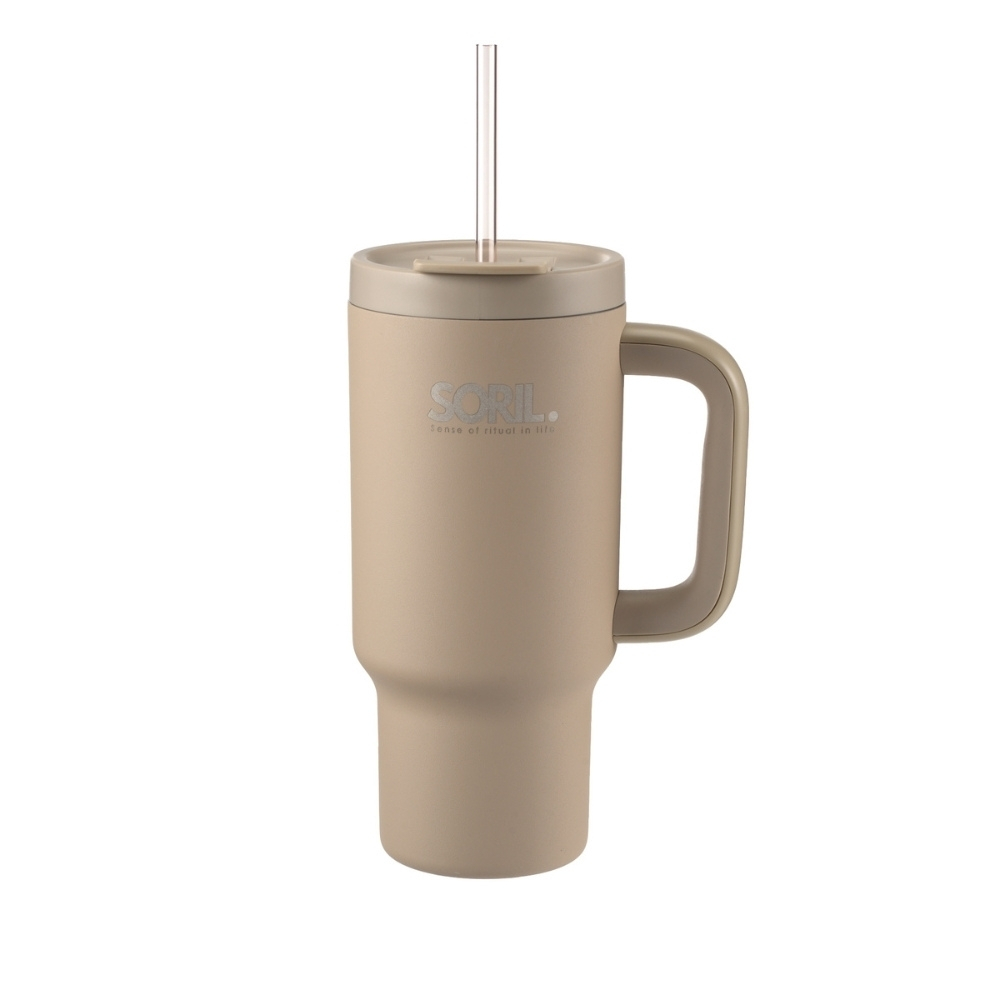 Leisure tumbler 950ml, 奶茶, large