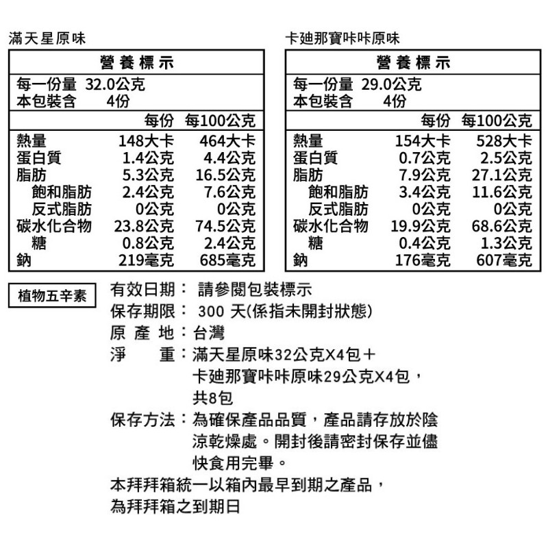 卡迪那寶卡卡滿天星綜合口味拜拜箱, , large