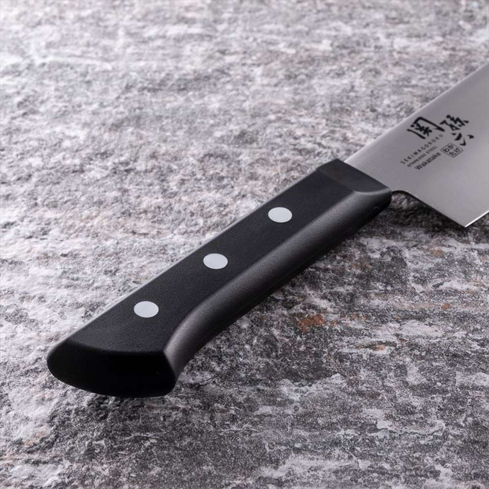 【日本貝印KAI】日本製 若竹名刀 關孫六 料理刀 廚房刀 不鏽鋼刀-16.5cm(菜刀), , large