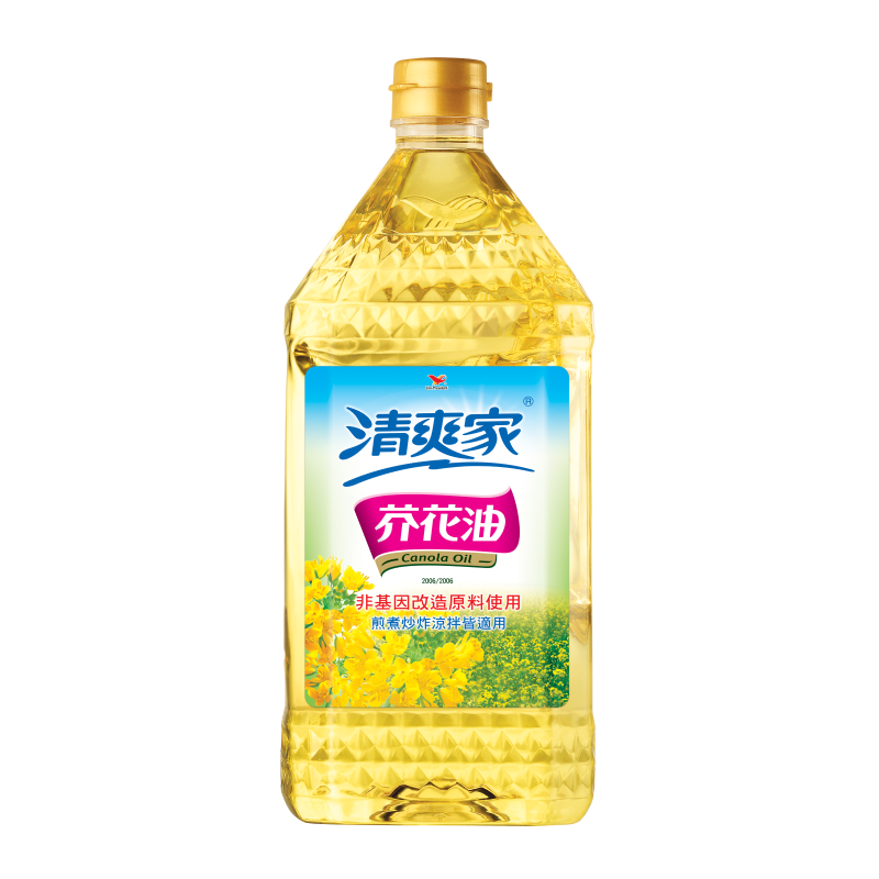 統一清爽家芥花油2L, , large