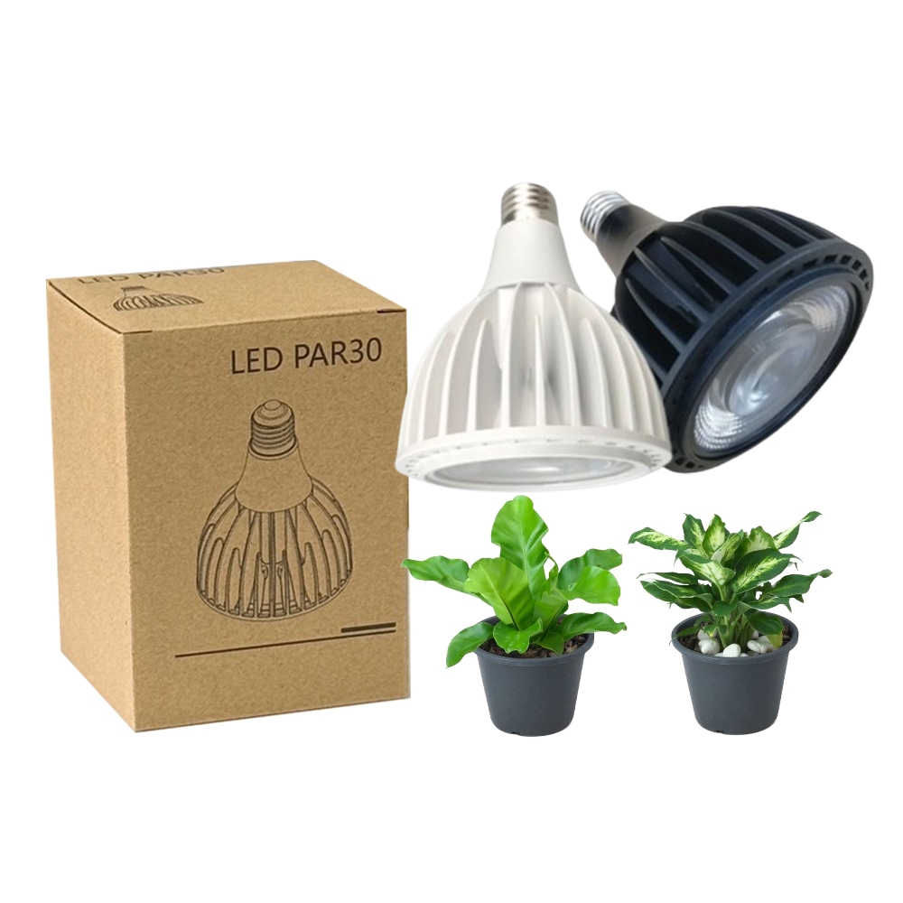 【君沛植物燈】嚴選 2400K黃光 PAR30 LED 20W 聚光燈泡(K2光譜) 適用於觀葉植物, , large