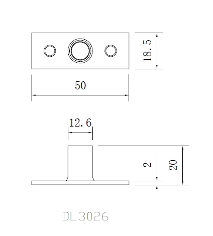 Pulley sliding door locator, , large