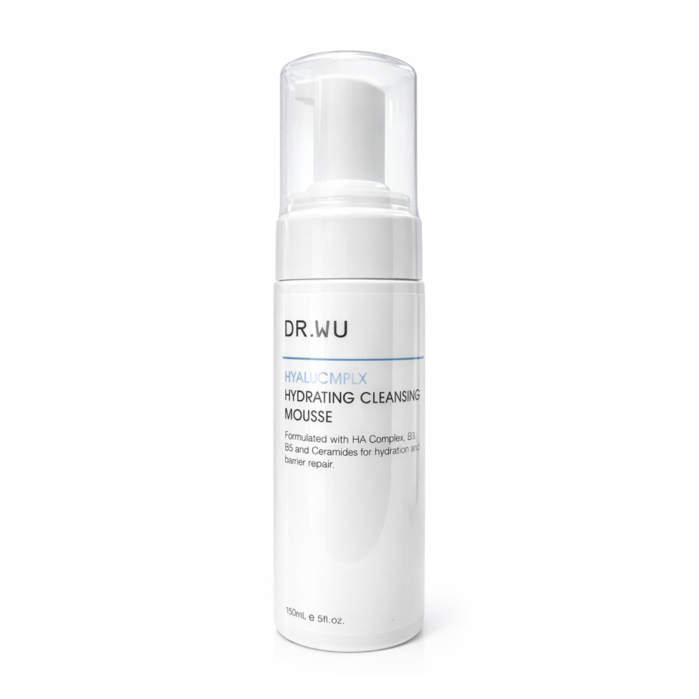 (免運)【DR.WU 達爾膚】玻尿酸保濕潔顏慕斯 150ml 公司貨, , large