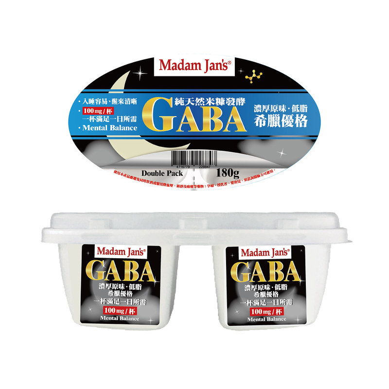 [Madam Jan's] GABA Series - Low-fat Greek Yogurt - 180g*3Pcs, , large