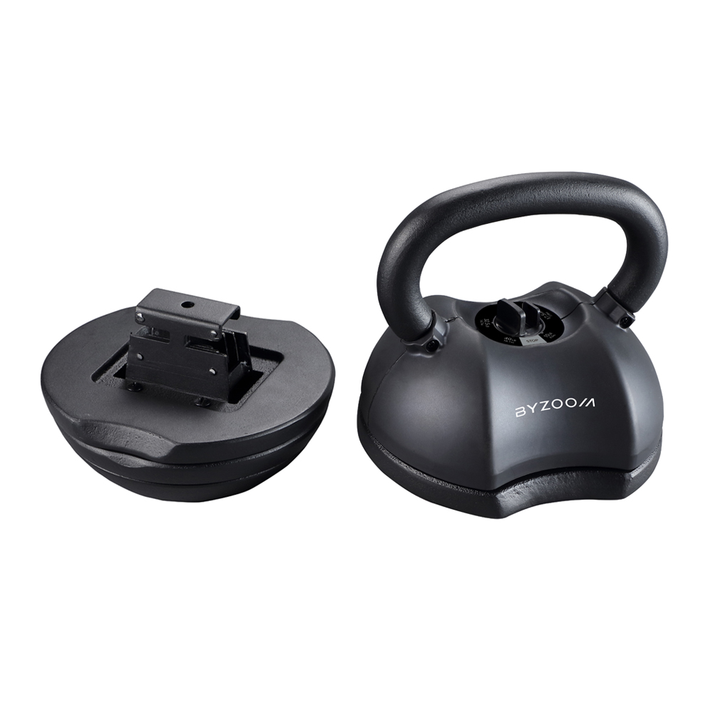 【BYZOOM FITNESS】Pure Series 18.1kg(40LB) 5段重量 可調式壺鈴, , large