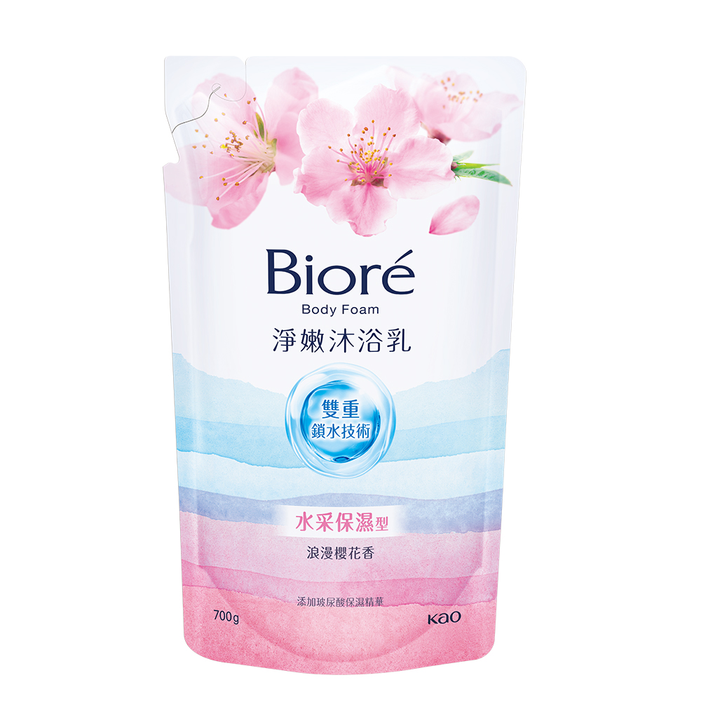 Biore淨嫩沐浴乳浪漫櫻花香補充包, , large