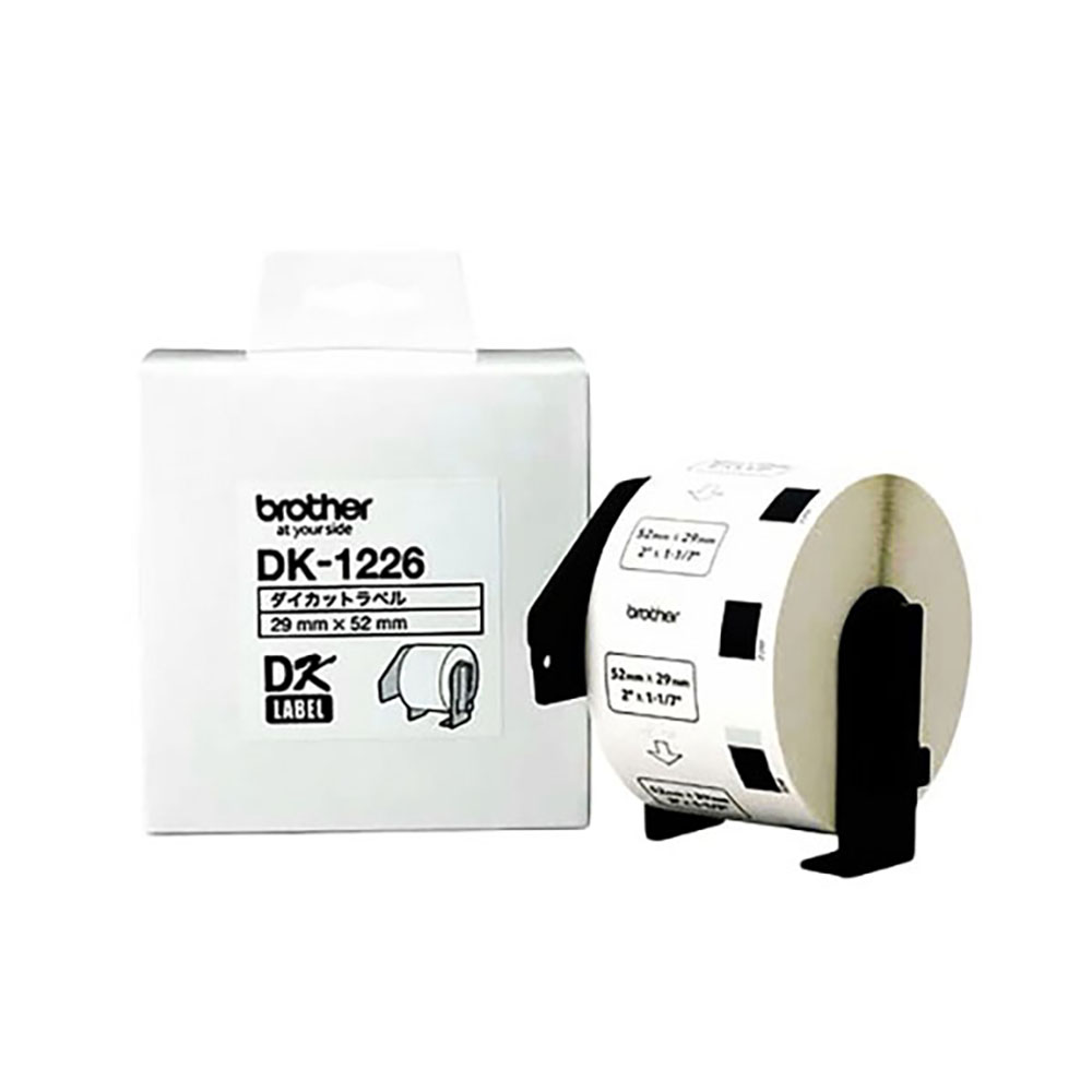 【 BROTHER】兄弟牌  白底黑字 29x52mm(1000張) 定型標籤帶 / 盒 DK-1226, , large