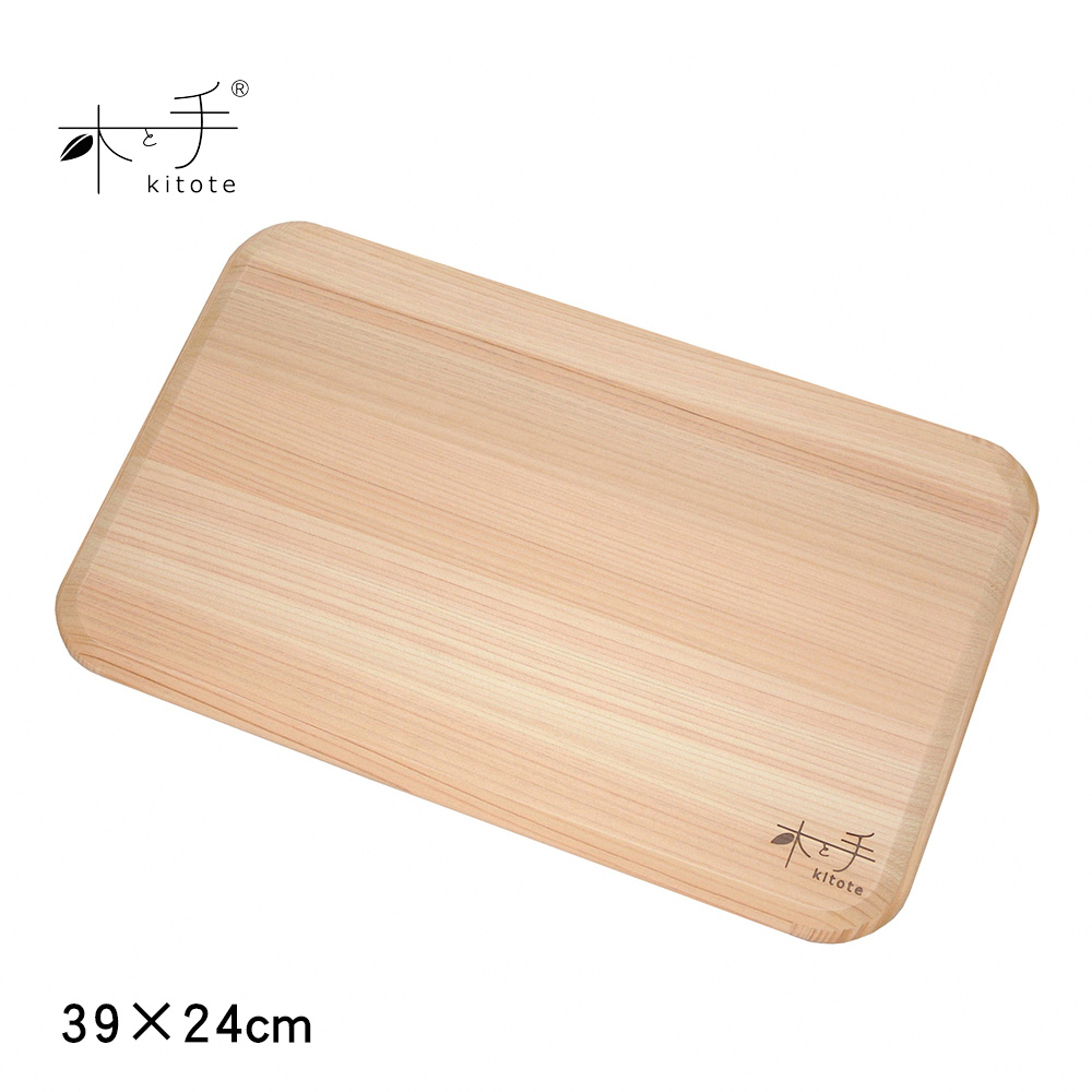 【KITOTE】日本製超輕量檜木砧板39&times;24cm(日本奈良產檜木/可進洗碗機), , large