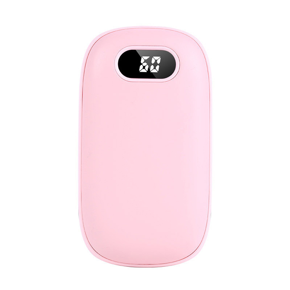 [USB Rechargeable Hand Warmer] &ndash; 4000mAh, Safe & Explosion-Proof, LED Display, Two Temperature Settings, Fast Charging, Power Bank, , large