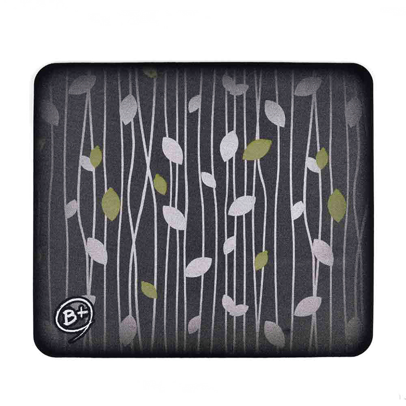 【Monster】 B+ Soft Diatomaceous Earth Absorbent Mat &ndash; Twin Leaf (45x40cm) &ndash; Green & Silver, , large