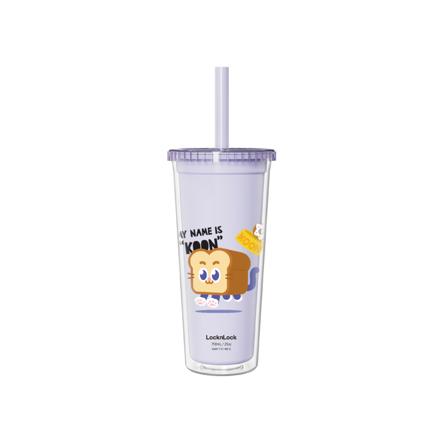 樂扣酷趣珍奶吸管隨行杯750ml, , large