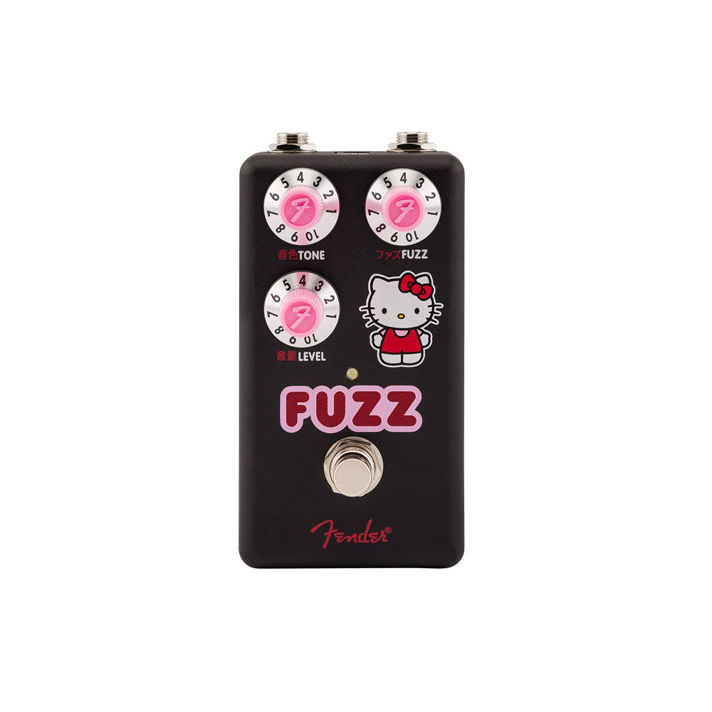 Fender x Hello Kitty Fuzz Pedal Black 聯名效果器, , large