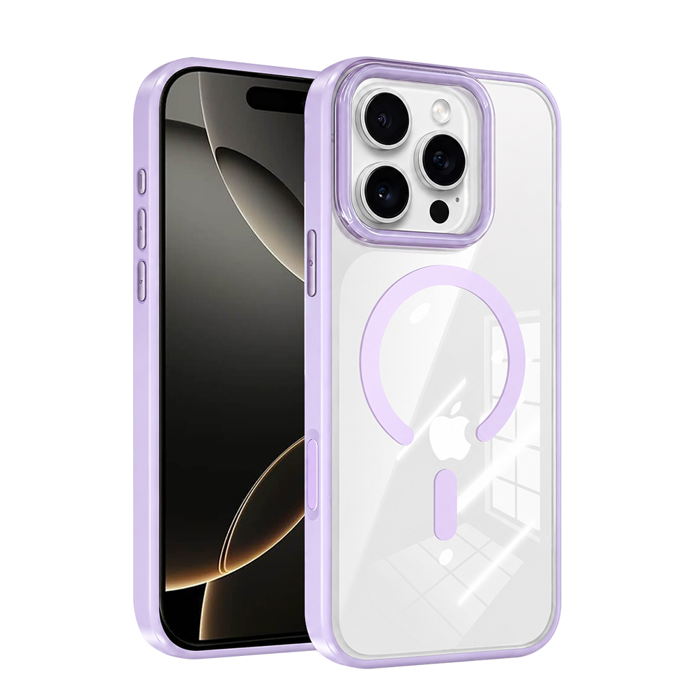 VOORCA 清新糖果色 iPhone 16 Pro 6.3吋 N52晶透磁吸保護殼 手機殼, , large