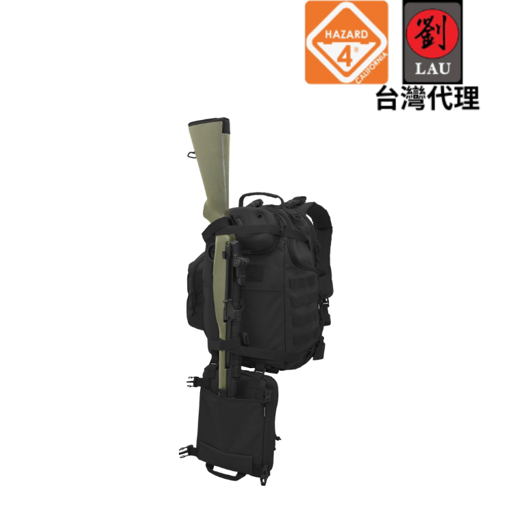 [劉氏國際]HAZARD 4 BKP-DBG-BLK 外部載體式戰術後背包(黑), , large