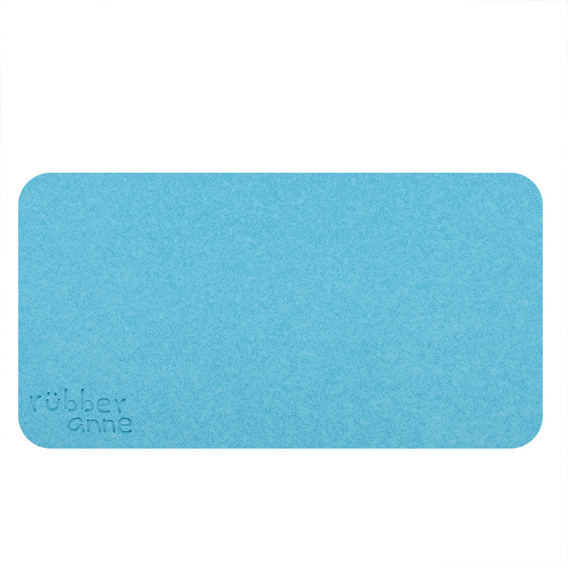 【Monster】 Soft Diatomaceous Earth Washbasin Absorbent Mat (19x10cm) &ndash; Sky Blue, , large