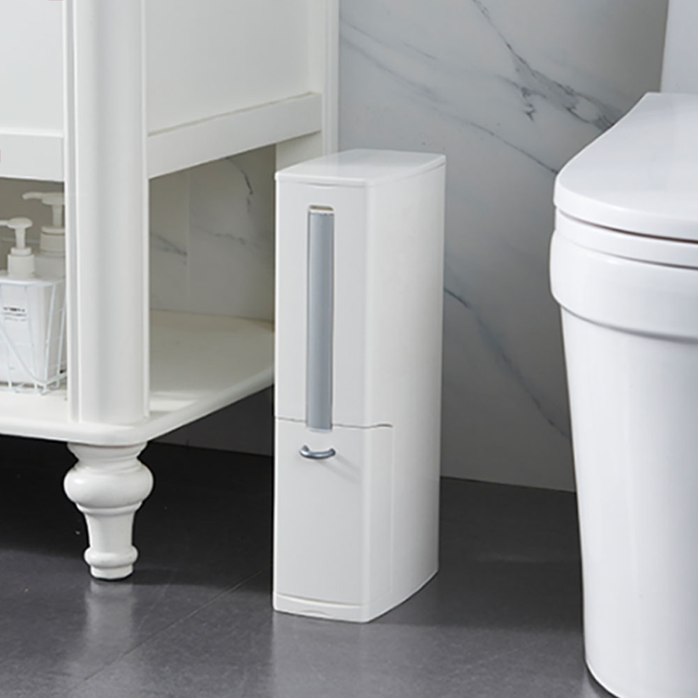 Trash can toilet brush, , large